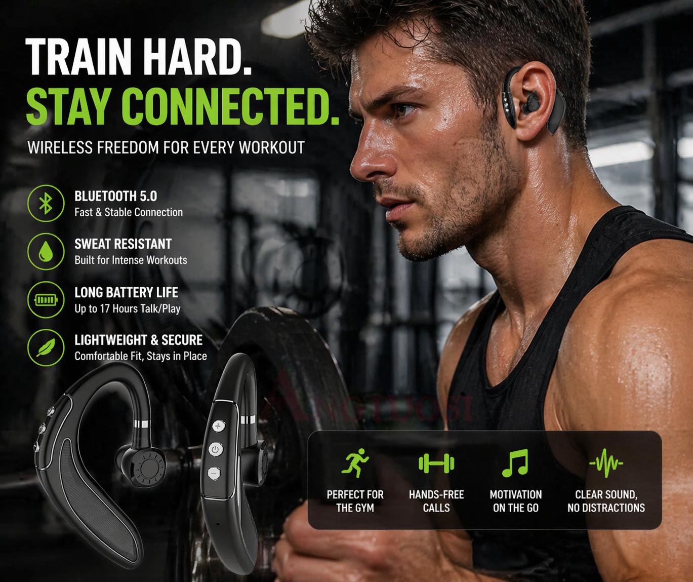 EliteFit™ Wireless Training Headset