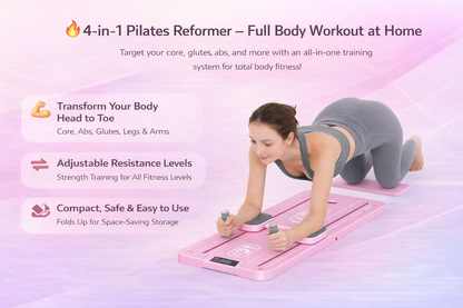 Compact Pilates 4 in 1 reformer